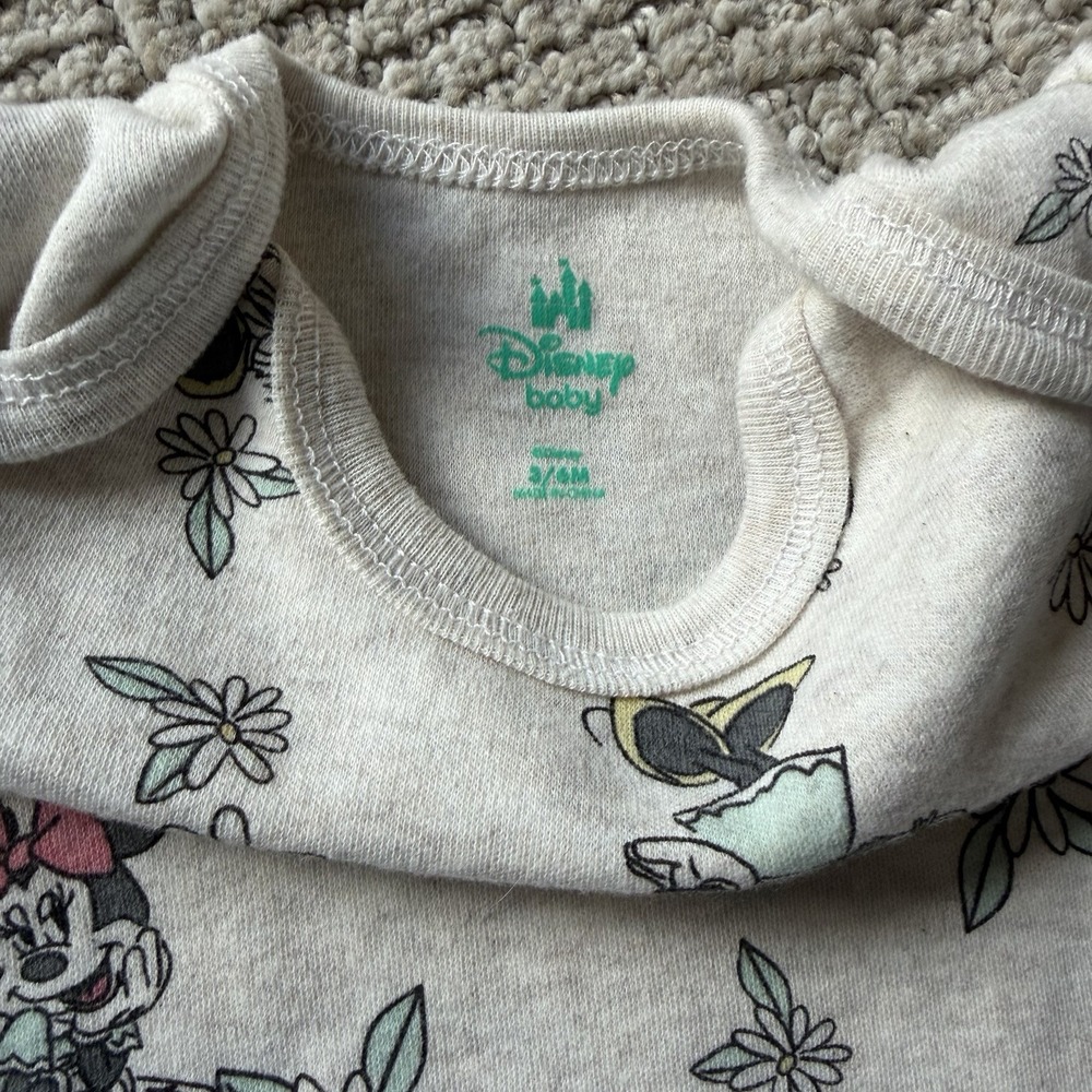 Disney Baby Girls Minnie Mouse Lot Of 5 Size‎ 3-6M Pink Blue Dress Bodysuits - Picture 11 of 13